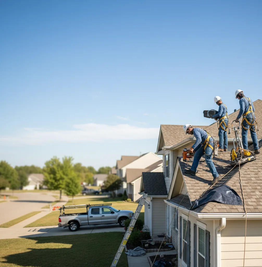 Roof Repair in Landing
